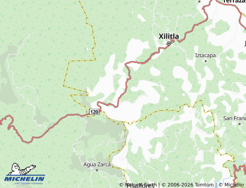 Mappa MICHELIN Ahuacatlán de Jesús - ViaMichelin