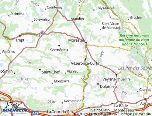 MICHELIN Charray map - ViaMichelin