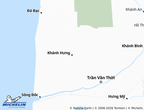 Mappa MICHELIN Khánh Hưng - ViaMichelin