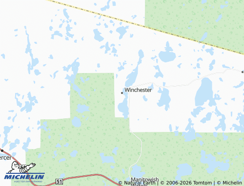 Mappa MICHELIN Winchester - ViaMichelin