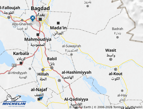 MICHELIN-Landkarte al-Suwayrah - ViaMichelin