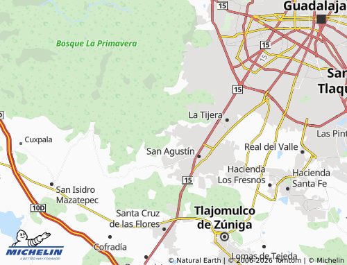 MICHELIN Real de Bosque map - ViaMichelin