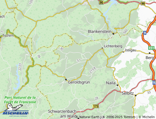 Mapa MICHELIN Obersteben - ViaMichelin