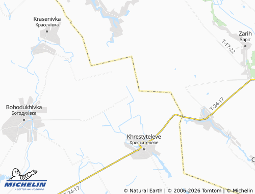 Mapa MICHELIN Nove Zhyttia - ViaMichelin