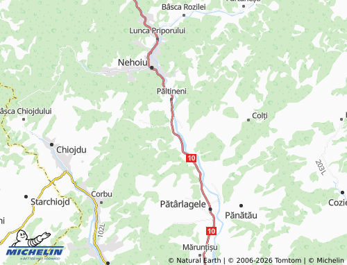 MICHELIN Chirlești map - ViaMichelin