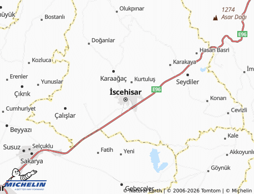 Mappa MICHELIN Çukur - ViaMichelin