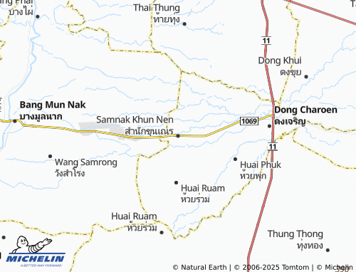 MICHELIN Samnak Khun Nen map - ViaMichelin