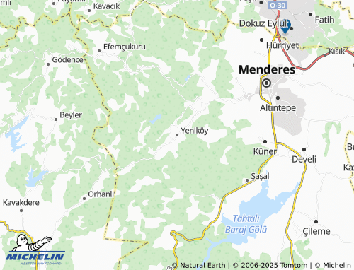 MICHELIN Yeniköy map - ViaMichelin