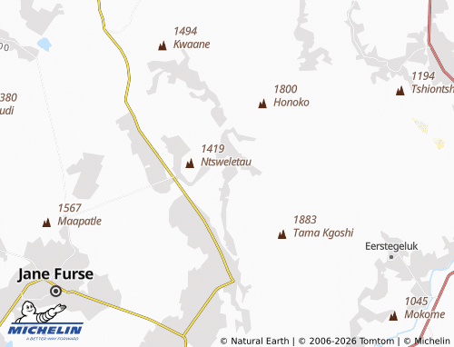 Mappa MICHELIN Matshite - ViaMichelin