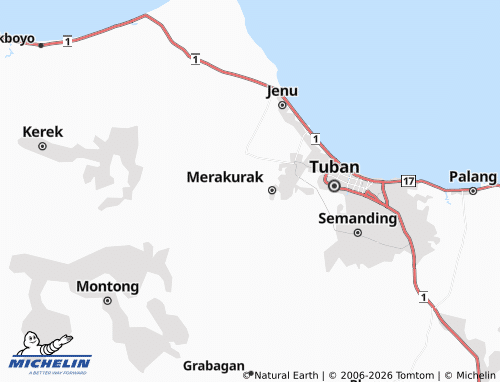 Mapa MICHELIN Tahulu - ViaMichelin