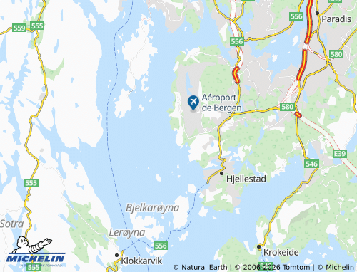 MICHELIN-Landkarte Sletten - ViaMichelin