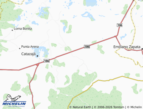 Mappa MICHELIN Ejido Lázaro Cárdenas - ViaMichelin