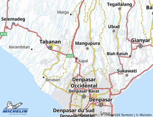Mapa MICHELIN Kapal - ViaMichelin