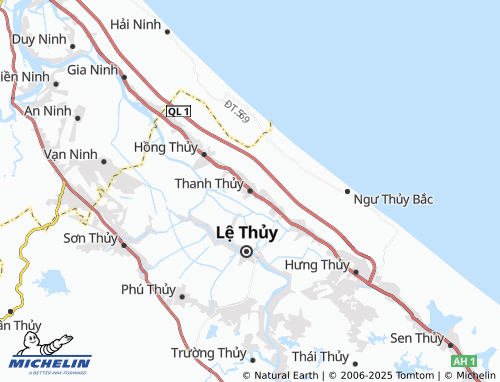 MICHELIN Thanh Thủy map - ViaMichelin