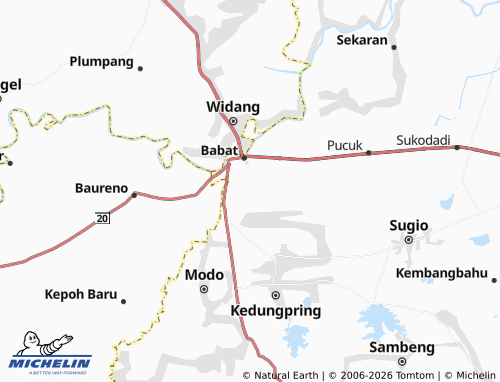 Carte MICHELIN Pucakwangi - ViaMichelin
