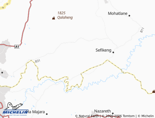 MICHELIN Ha Matholoana map - ViaMichelin