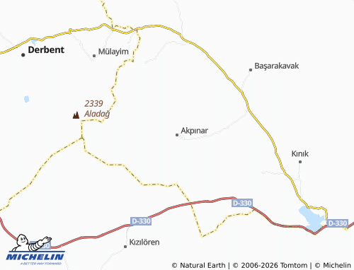 Mappa MICHELIN Akpınar - ViaMichelin