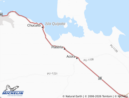 Mappa MICHELIN Platería - ViaMichelin