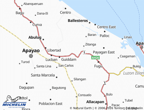 Mappa MICHELIN Nararagan - ViaMichelin