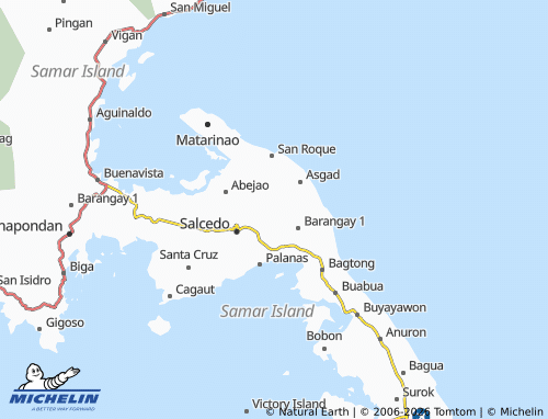 MICHELIN Malbog map - ViaMichelin