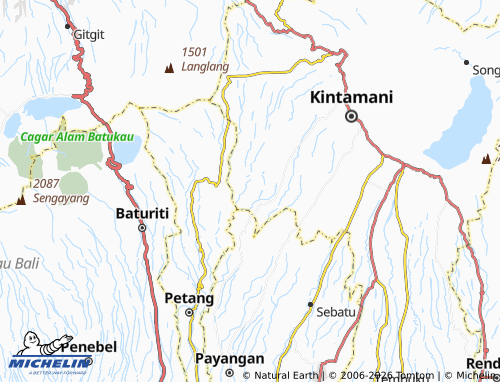 Mapa MICHELIN Bunutin - ViaMichelin