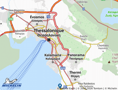 MICHELIN Triandria map - ViaMichelin