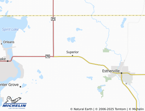 MICHELIN Superior map - ViaMichelin