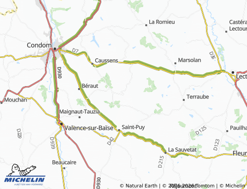 MICHELIN Roquepine map - ViaMichelin