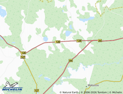 MICHELIN Jakėnai map - ViaMichelin