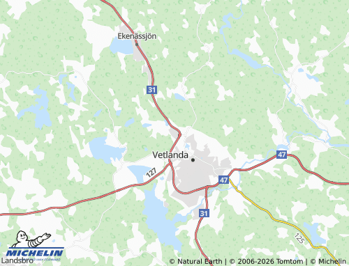 Carte MICHELIN Nydala - ViaMichelin