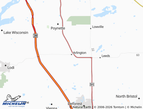 Mappa MICHELIN Arlington - ViaMichelin