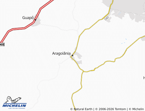 MICHELIN-Landkarte Aragoiânia - ViaMichelin