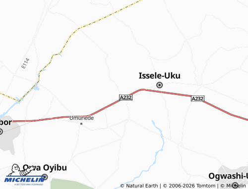 MICHELIN Igbodo map - ViaMichelin