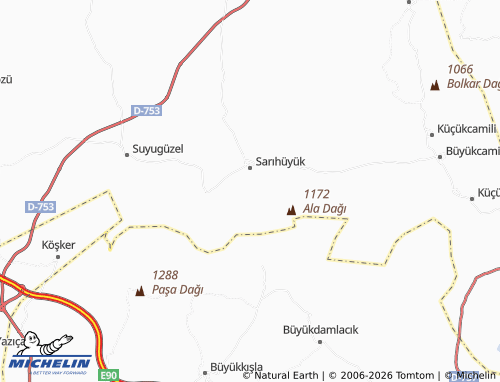 MICHELIN Tatarhüyük map - ViaMichelin