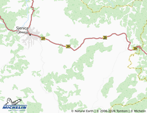 Mapa MICHELIN Gradac - ViaMichelin