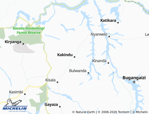 Mappa MICHELIN Kakindu - ViaMichelin