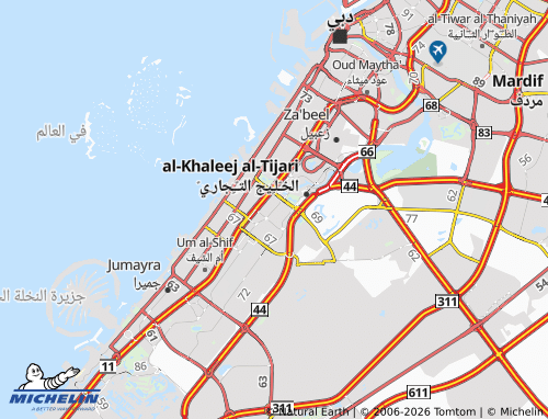 MICHELIN Al Qouz First map - ViaMichelin