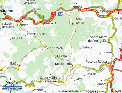 MICHELIN Vilarelho map - ViaMichelin
