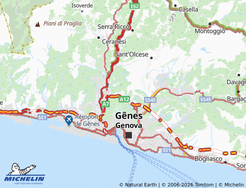 MICHELIN Begato map - ViaMichelin