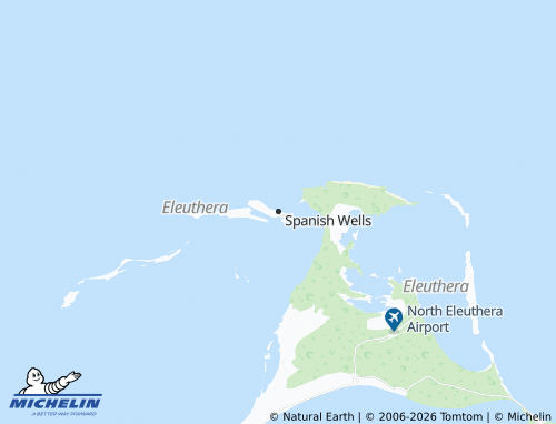 Mapa MICHELIN Spanish Wells - ViaMichelin