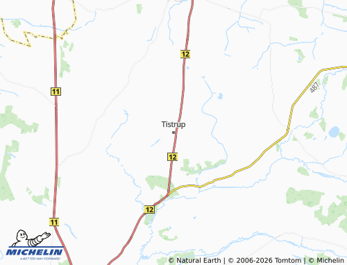 Mappa MICHELIN Tistrup - ViaMichelin
