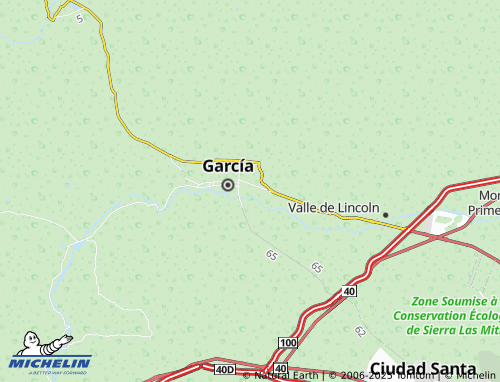 MICHELIN Praderas de Lincoln map - ViaMichelin