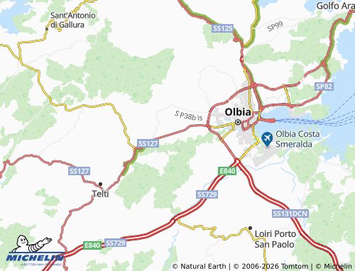 Mapa MICHELIN Putzolu - ViaMichelin