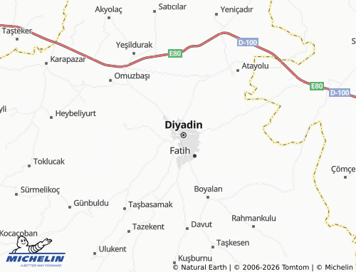 MICHELIN İsaağa map - ViaMichelin