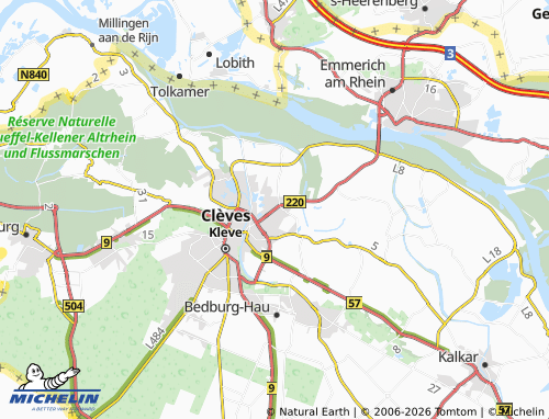 MICHELIN Kellen map - ViaMichelin