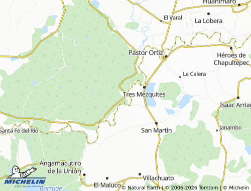 Mappa MICHELIN Potreros - ViaMichelin