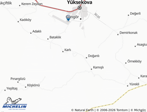 MICHELIN Çatma map - ViaMichelin