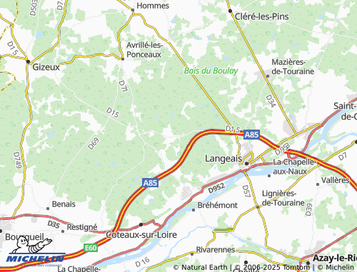 MICHELIN La Rouchouze map - ViaMichelin