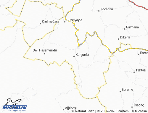 MICHELIN Kurşunlu map - ViaMichelin