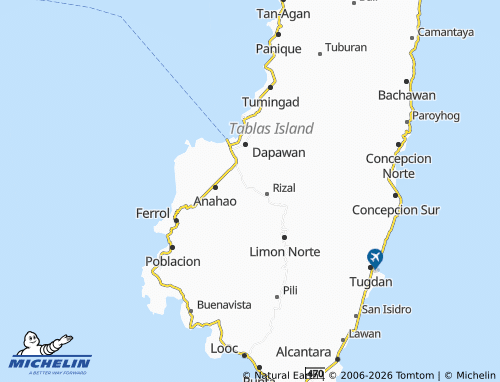 Mappa MICHELIN Tabobo-An - ViaMichelin